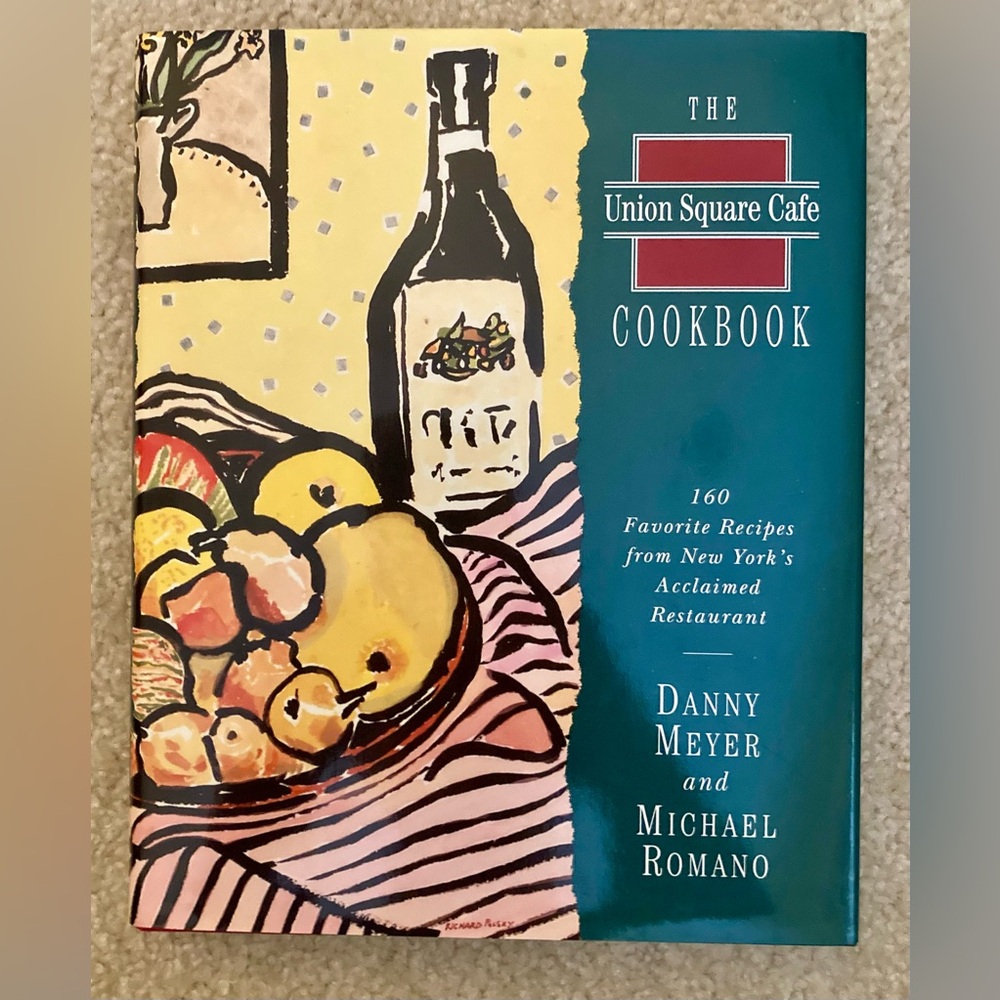 Vintage Hardcover “The Union Square Cafe Cookbook” by Meyer and Romano